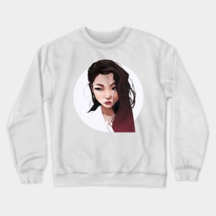 Lip Bite Crewneck Sweatshirt